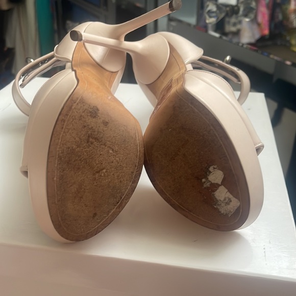 Givenchy powder rose pink shark tooth platform sandal - Picture 8 of 12